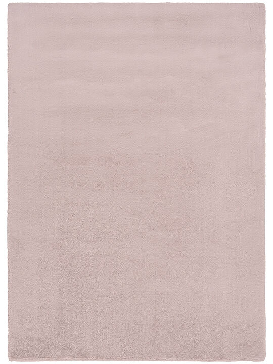 Soft Plush Rabbit Fur SFF01 Lavender 4' x 6' Rug