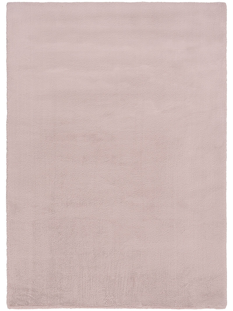 Soft Plush Rabbit Fur SFF01 Lavender 4' x 6' Rug