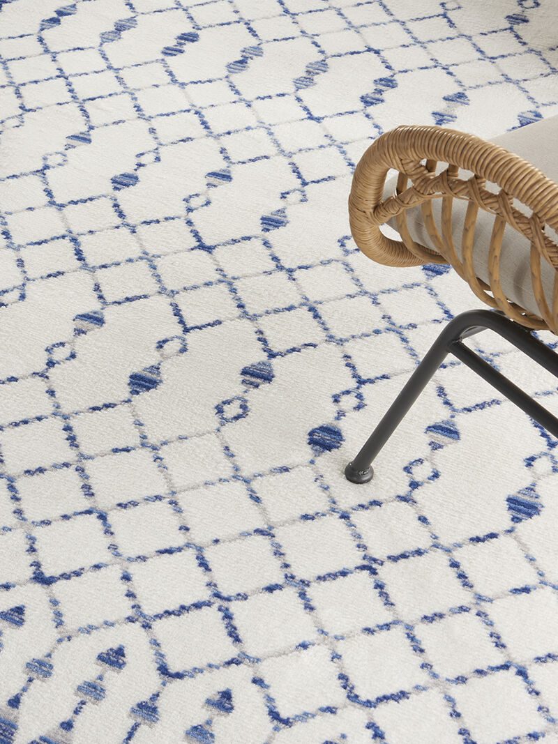 Whimsicle WHS02 Ivory 8' x Round Rug