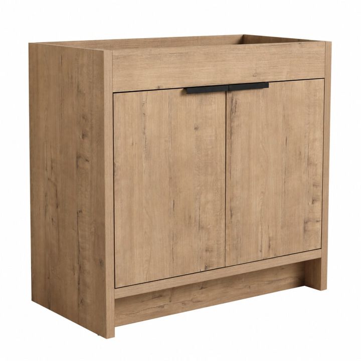 ELEMENT ACE 36 Inch Freestanding Bathroom Vanity Cabinet with Soft-Close Doors, Adjustable Interior Shelf, Scratch & Water Resistant Build for Bathroom Storage Organization