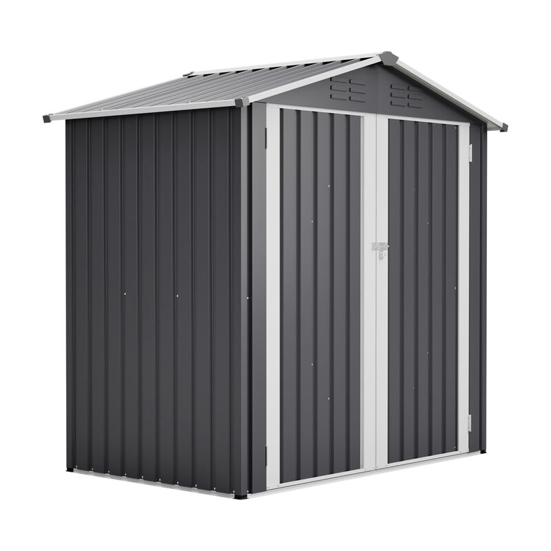 WOW PIONEER Heavy Duty Metal Outdoor Storage Shed with Lockable Door, Waterproof Weather Resistant Tool Storage House for Backyard Patio Lawn Garden image number 0