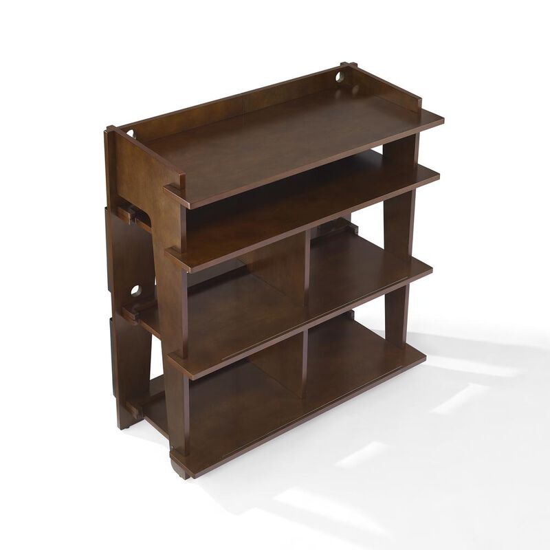 Crosley Brands Soho Record Storage Console Mahogany - Turntable Stand