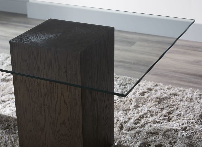 Modesto Rectangular Glass Top Dining