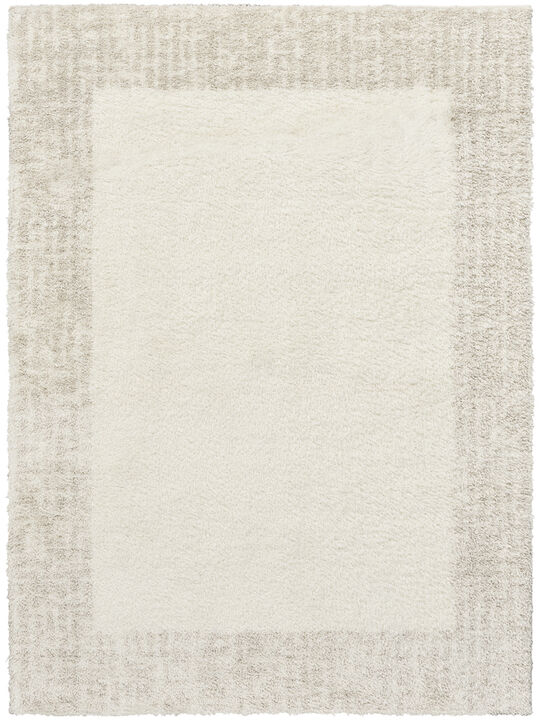 Pacific Shag PCS02 Ivory/Beige 7'10" x 9'10" Rug