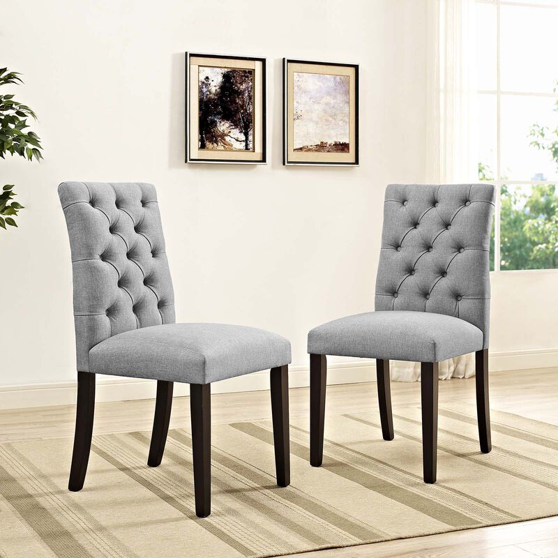 Duchess Dining Chair Fabric Set of 2 image number 4