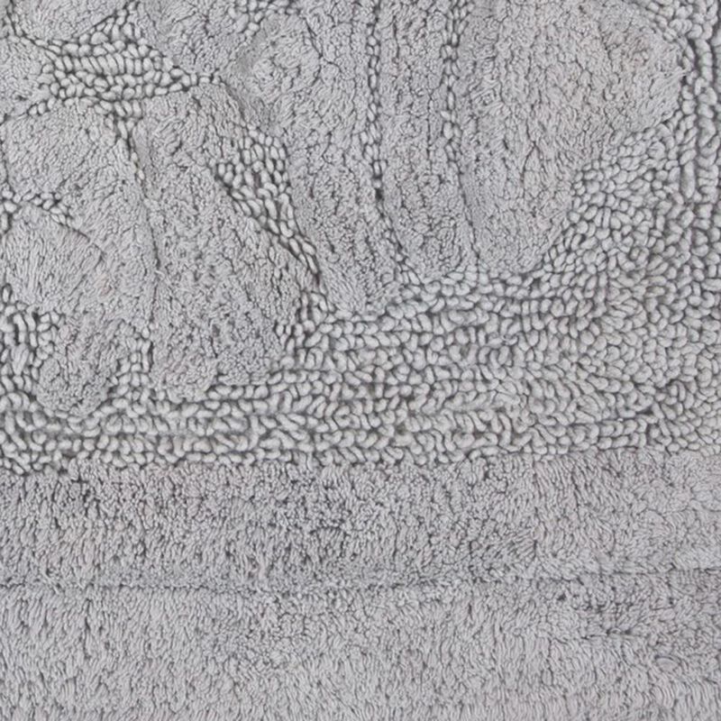 Knightsbridge Cipher 220 GSF Non Skid Back Bath Rug 21 x 34 - White