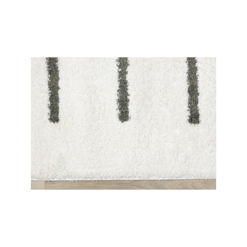 Novelle Home Palmer Green Cream Soft Modern Lines Area Rug, 7'10 x 10'6 image number 2