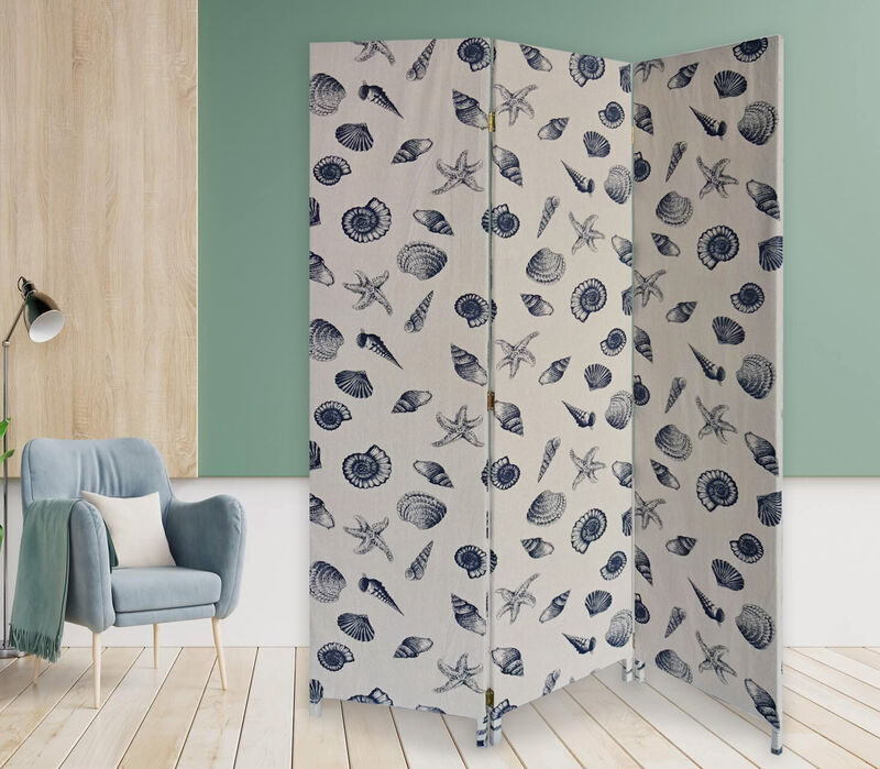 Fabric 3-Panel Folding Privacy Screen – Lightweight Room Divider