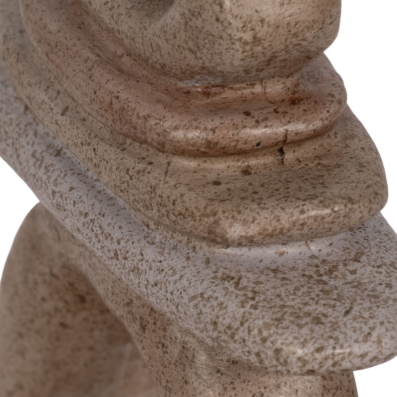 8" Hippo With Stacked Stones image number 4