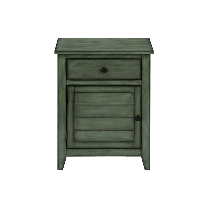 Transitional Accent Table in Green color