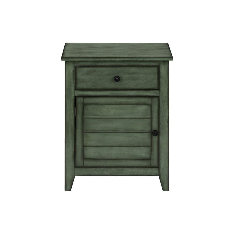 Transitional Accent Table in Green color