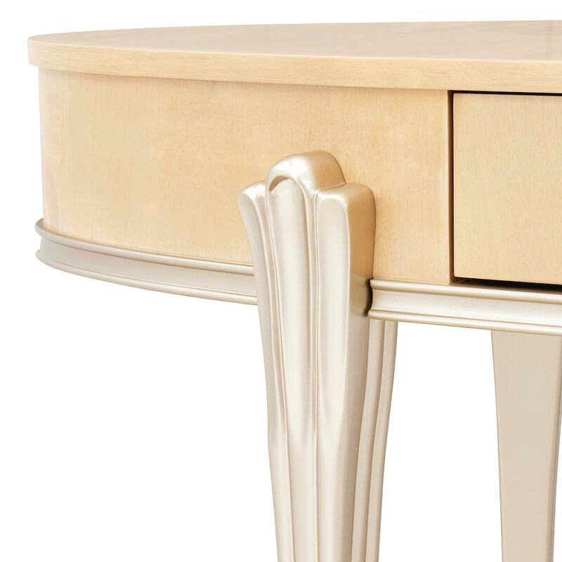 Michael Amini Camellia Field Vanity Desk - Caramel image number 4