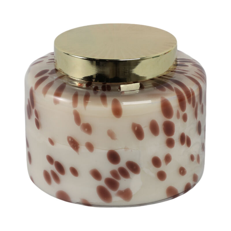 Cinnamon Speckle Lidded Candle image number 0