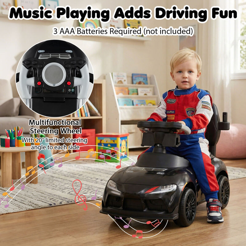 Toddler 3 in 1 Sliding Walking Toy with Foot to Floor Stroller Design image number 4