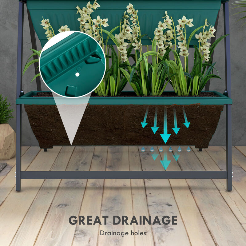 Hivvago 4-Tier Vertical Raised Garden Planter image number 5