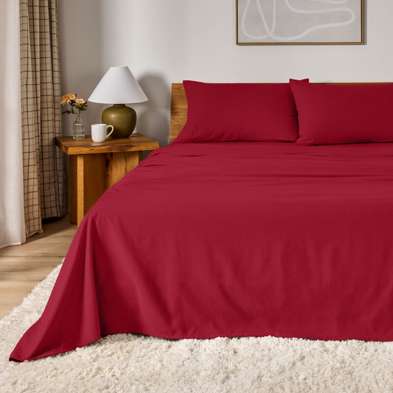 Soft & Cozy 100% Cotton Flannel Sheet Set image number 3