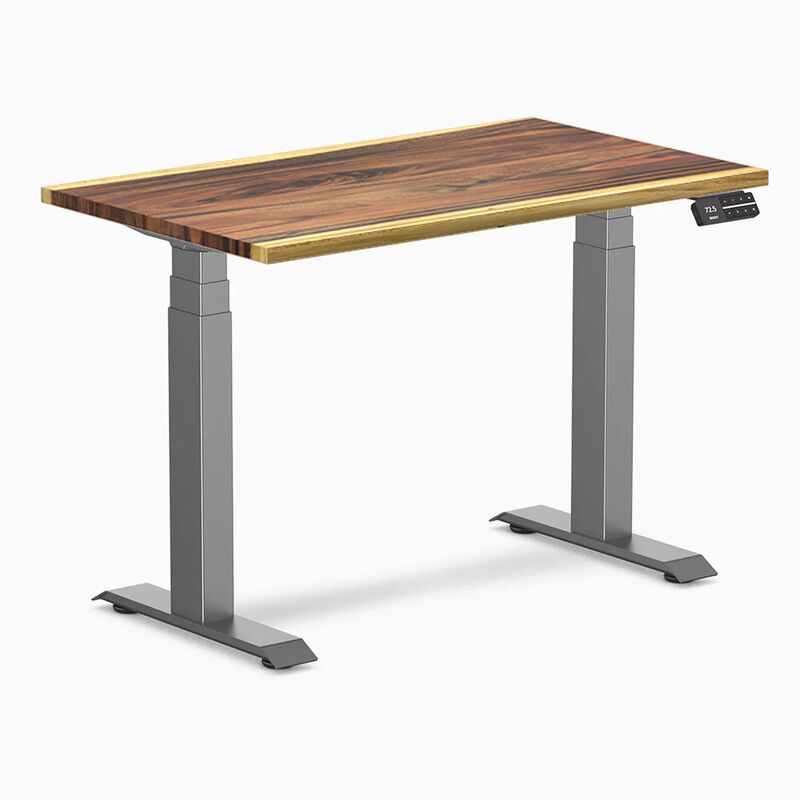 Desky Dual Mini Hardwood Sit Stand Desk image number 0