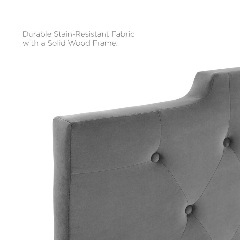 Modway - Juliet Tufted Full/Queen Performance Velvet Headboard image number 4