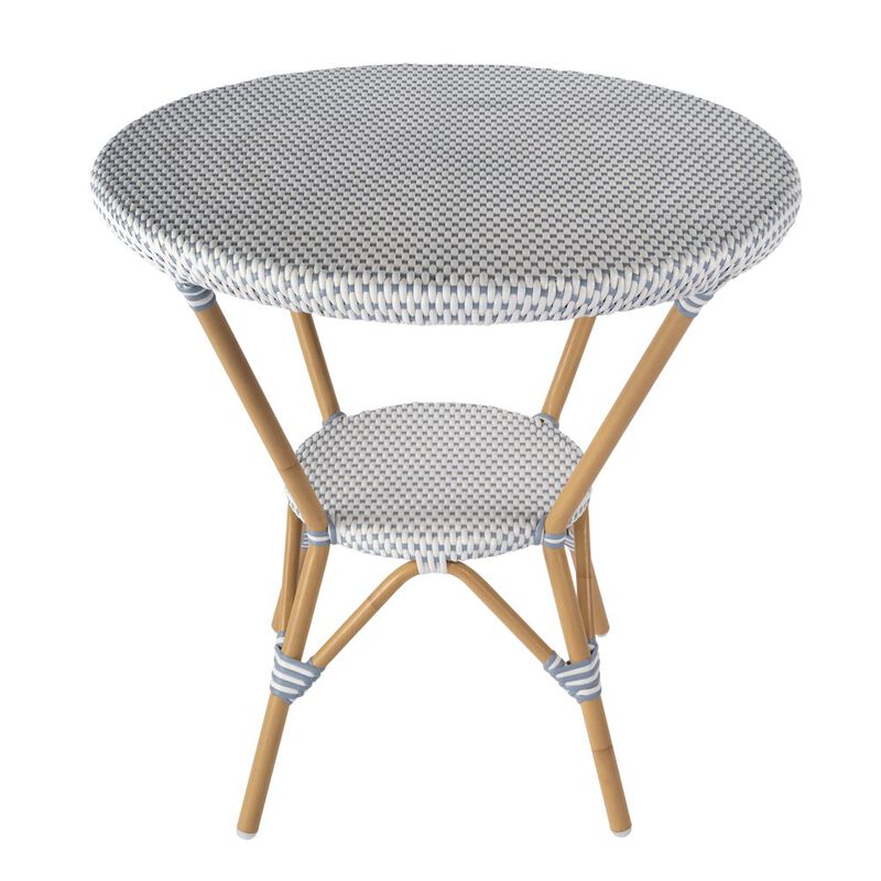 Butler Specialty Tobias 30 in. W Outdoor Round Rattan and Metal Bistro Table image number 1