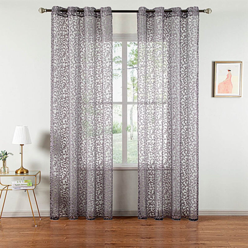 Dolce Mela Sheer Curtains Panel
