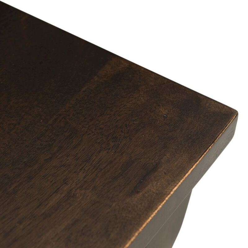 World Interiors Toulon Dining Chairs in Vintage Brown Finish