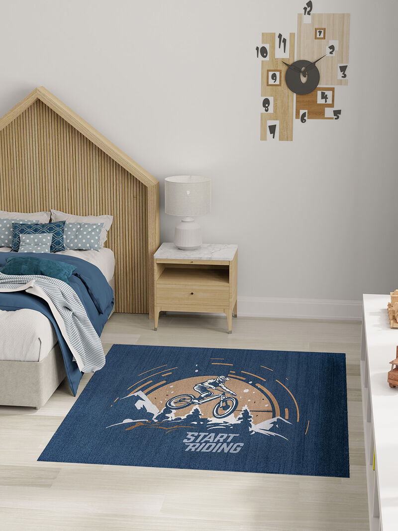 Imagination IMA23 Blue 4' x 6' Rug