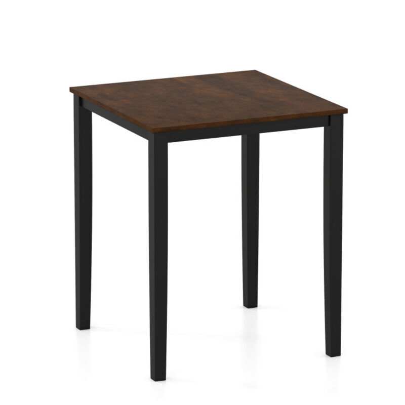 Square Dining Table for 4 with Solid Wood Frame for Kitchen or Dining Room image number 0
