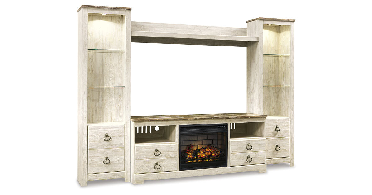Willowton 4PC Entertainment Center