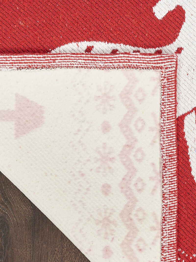 Tybee TYB12 Red/Ivory 2' x 3' Rug image number 1