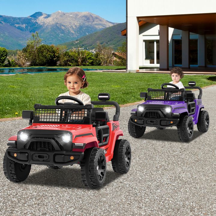 12V Battery Powered Kids Ride-On Truck Vehicle for Outdoor Play