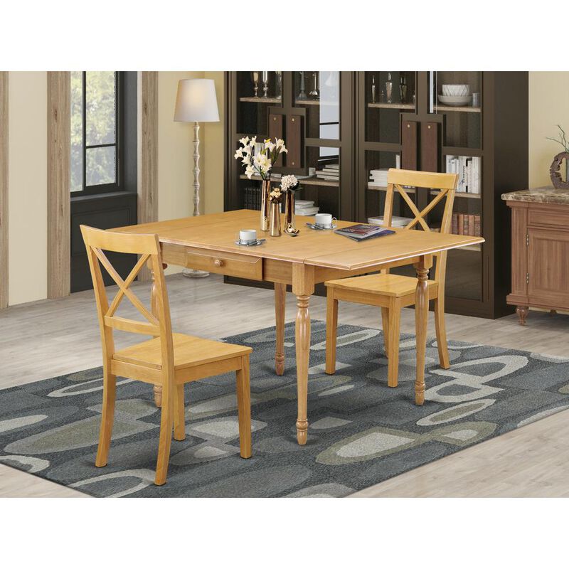 East West Furniture Dining Room Set Oak