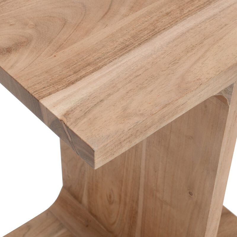 Jofran Idiom Solid Wood Modern Accent End I-Table