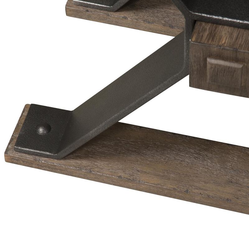 Liberty Furniture Sonoma Road Chair Side Table in Weathered Beaten Bark image number 7