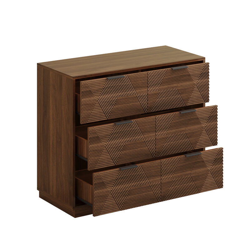 Jebweg Mid Century 3D Geometric Dresser image number 5