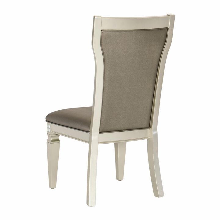 Streamdale Chic Crystal Tufted Side Chair Set