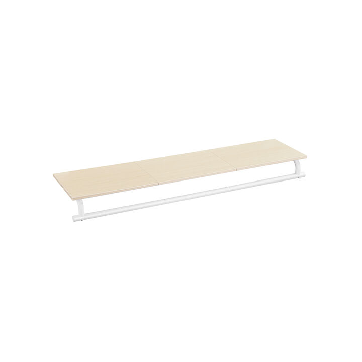 Clothes Rack with Top Shelf for Extra Storage and Organization