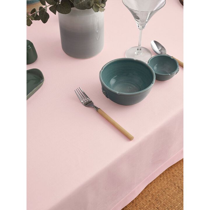 Cotton Linen Tablecloth - Dru - Cotton Linen Plain