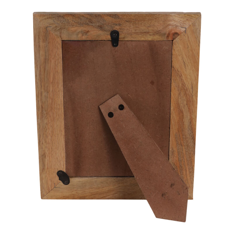5x7 Wood Starburst Photo Frame, Natural image number 3