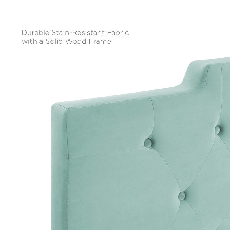 Juliet Tufted Performance Velvet King/California King Headboard image number 4