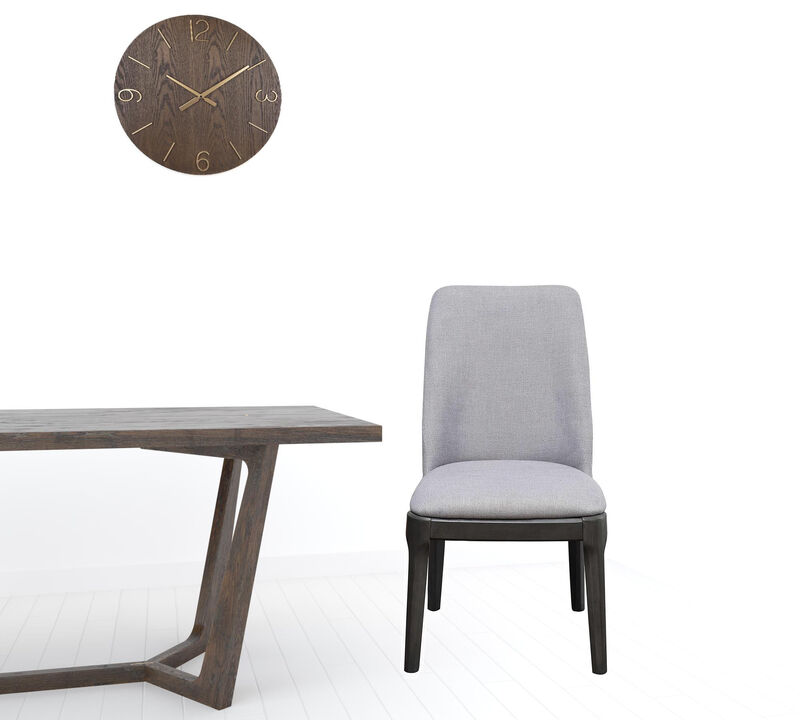 Upholstered Linen Dining Chairs Set of 2, Soft Side Chairs for Home Dining