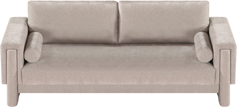 Meridian Furniture Madeline Beige Chenille Fabric Sofa image number 4