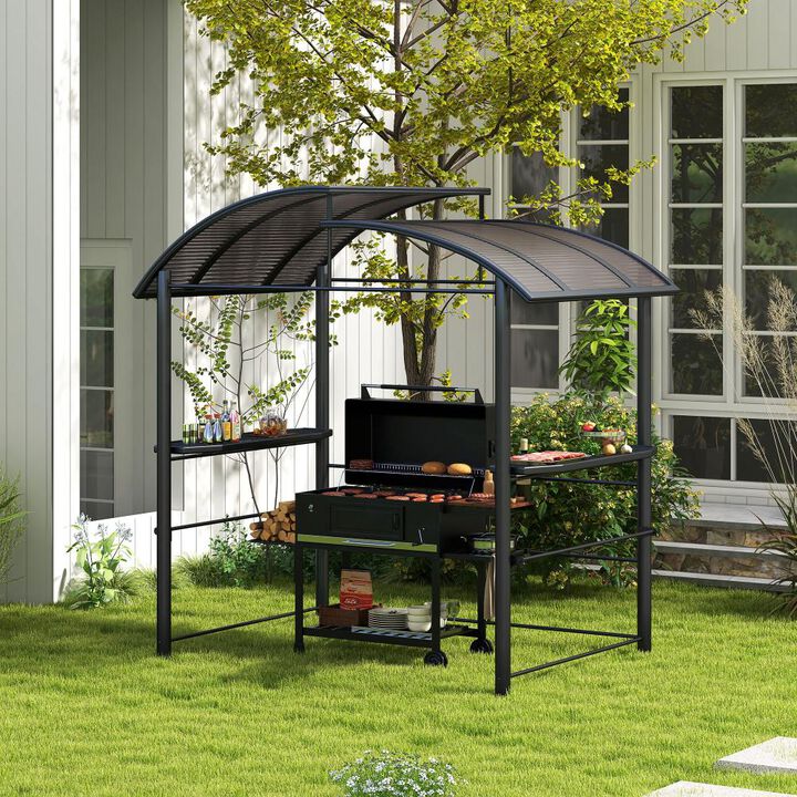 Hivvago BBQ Canopy 8' x 5' with Vented Roof