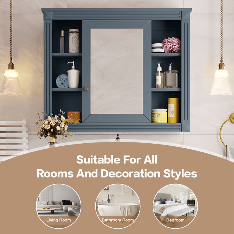 Merax Wall Mounted Bathroom Storage Cabinet