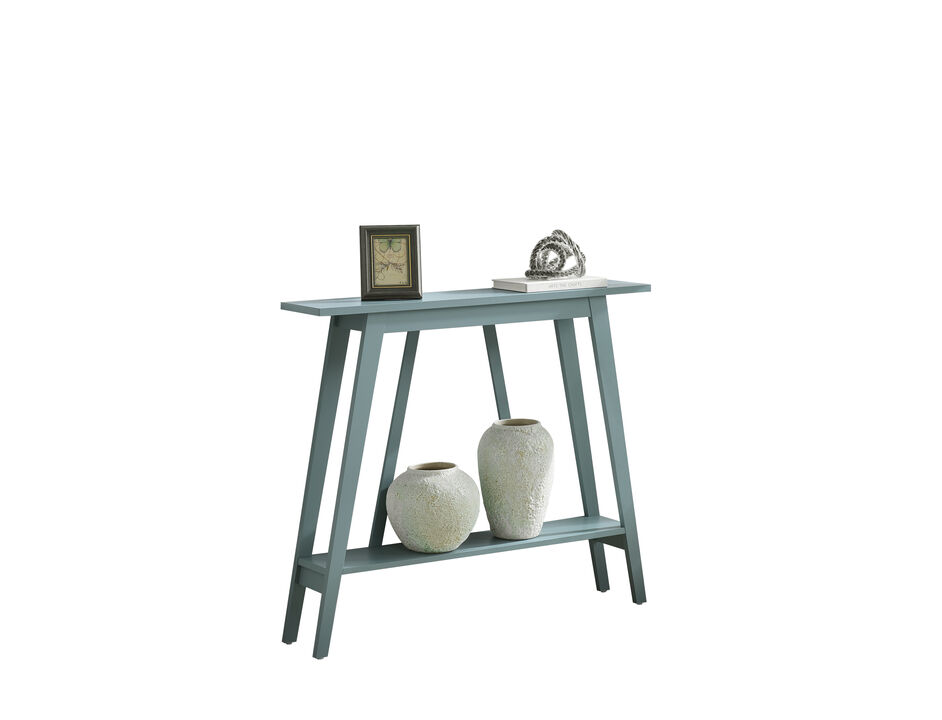 Kings Brand Furniture Conway Console Table Functional Narrow Wood Accent Entryway Table with Storage Shelf