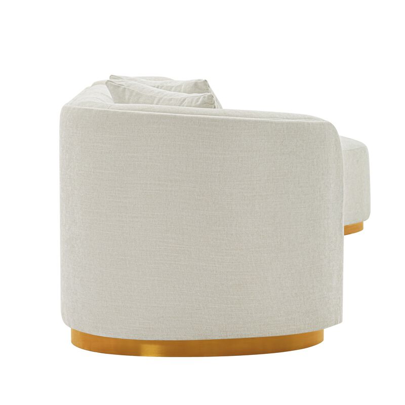 Daria Ivory Sofa Sectional