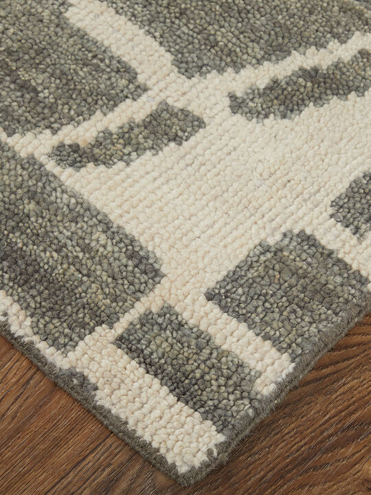 Sutton T6003 Pewter/Green 8'6" x 11'6" Rug By Thom Filcia