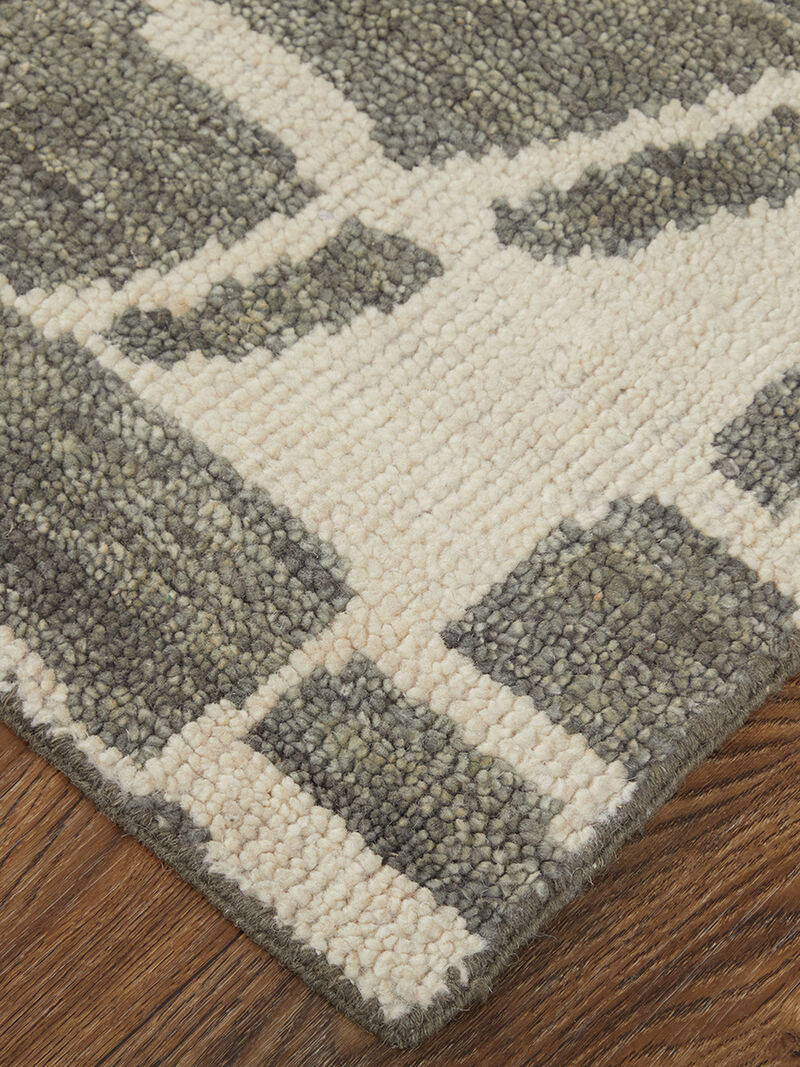 Sutton T6003 Pewter/Green 8'6" x 11'6" Rug By Thom Filcia image number 1