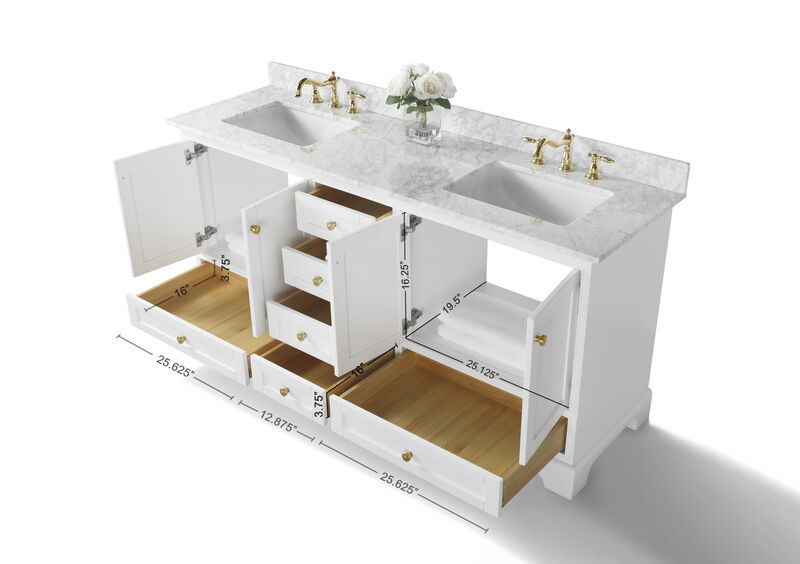 Audrey 72 in. Bath Vanity Set