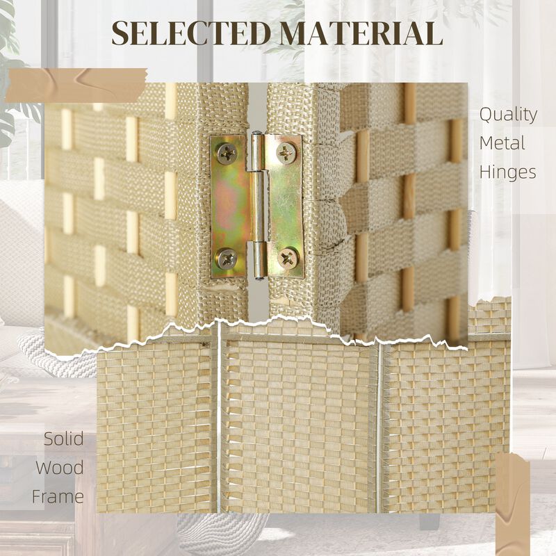 Hivvago Folding Room Partition with 8 Panels for Privacy image number 5