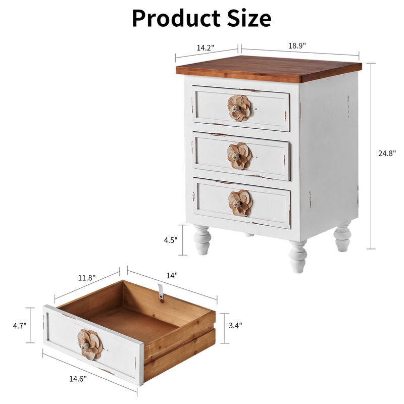 Fofswo Farmhouse End Table image number 8